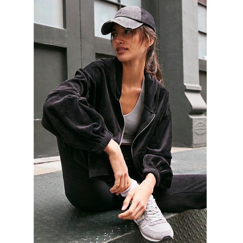 Take The Lead Velour Zip-Up By FP Movement
